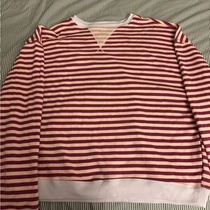 We The Free Classic Striped Oversized Crewneck